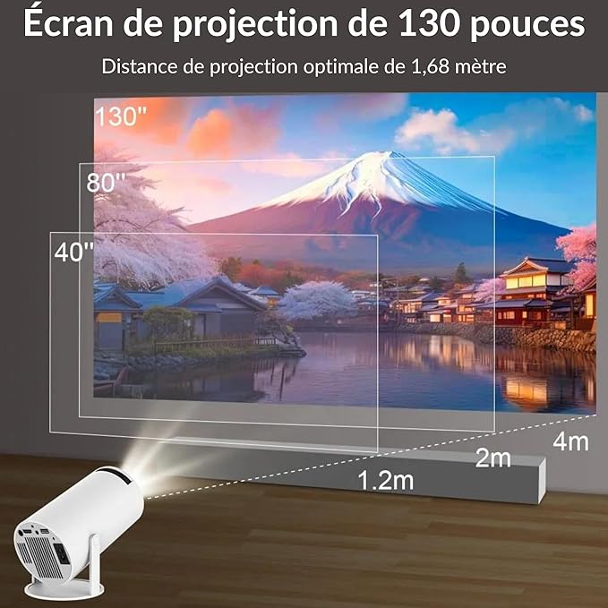 🌟 ¡El cine 4K cobra vida con el proyector Magic Cube INALAMBRICO! 🎥 ✨